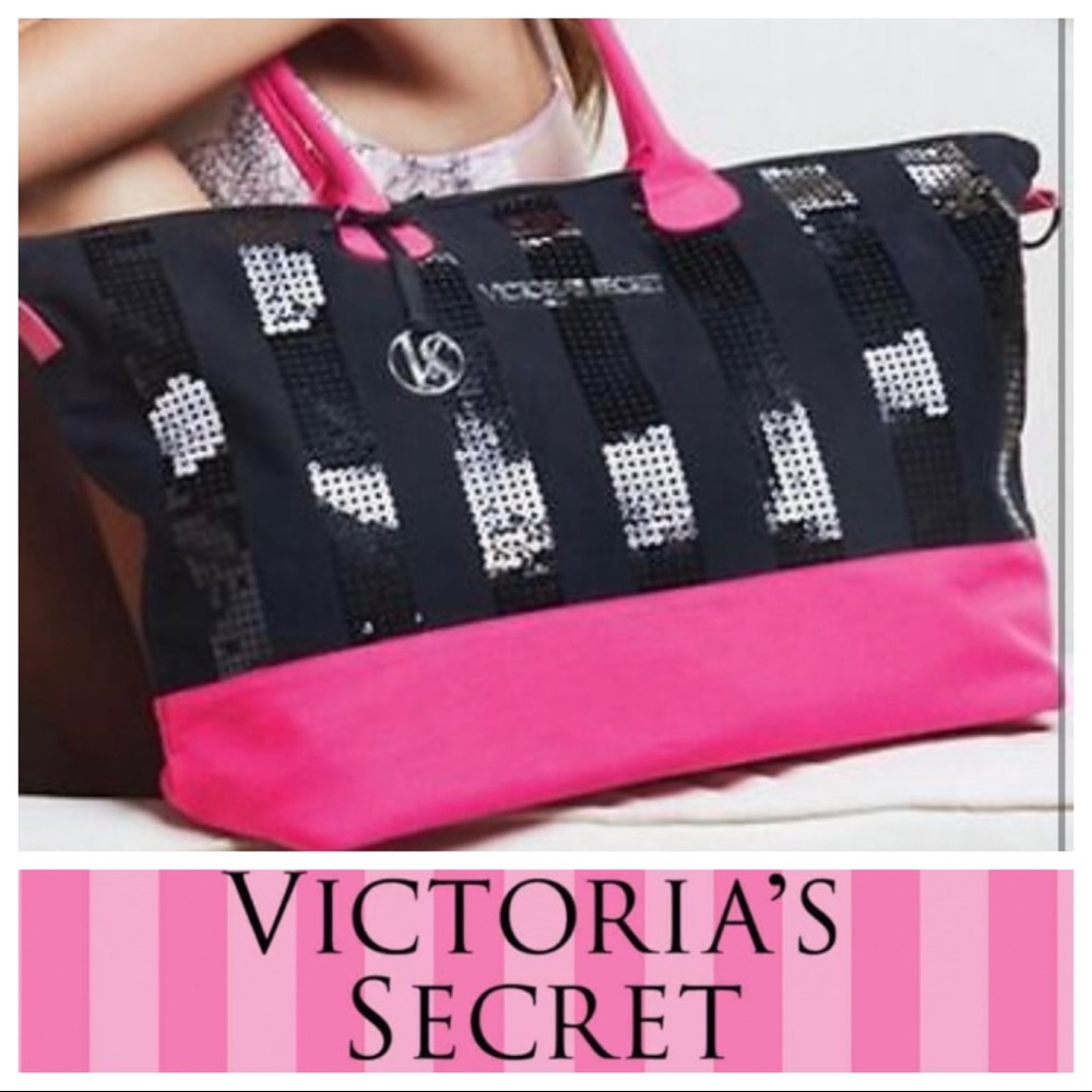 Victoria's Secret Sequin Weekender Tote